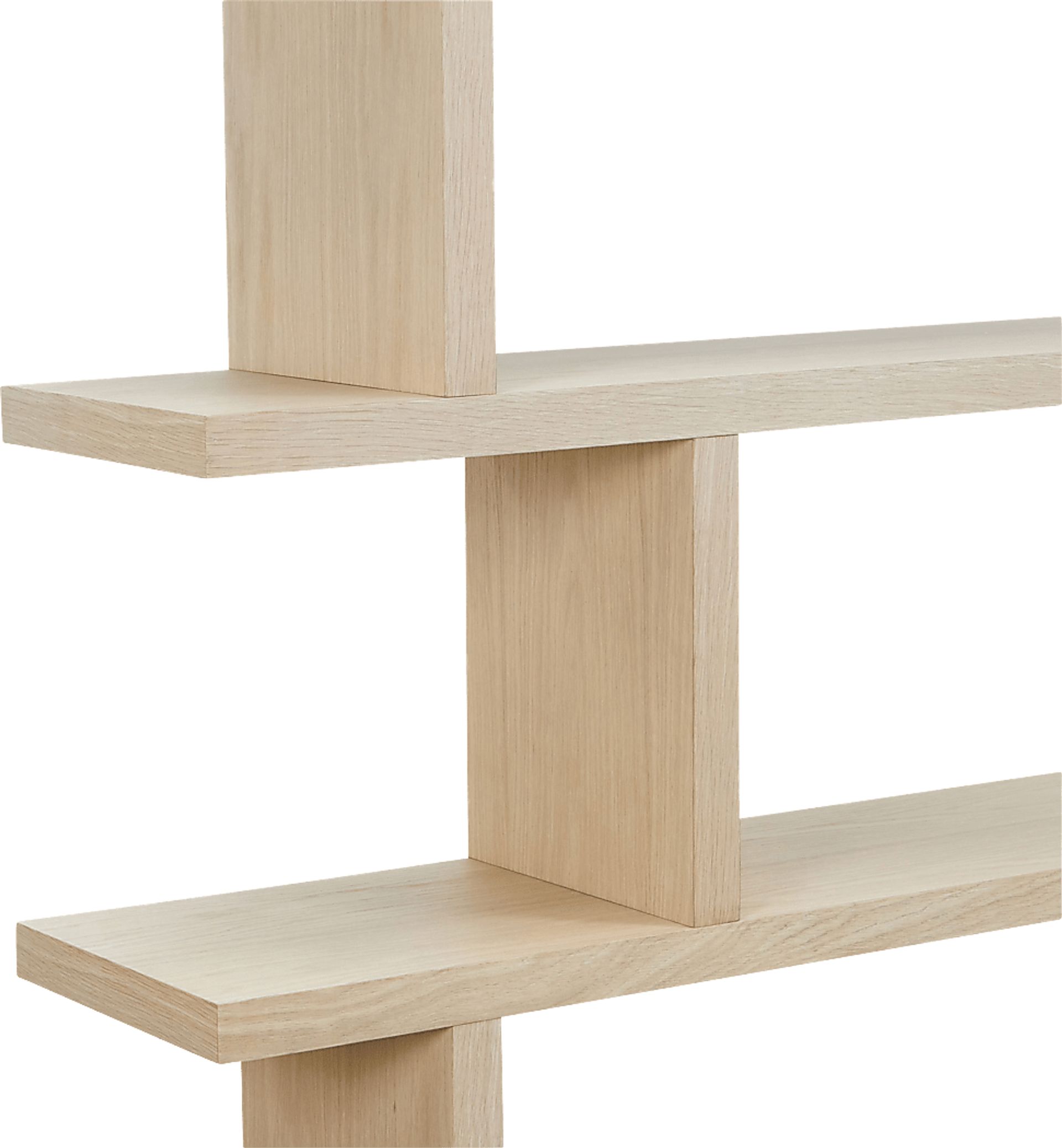Loic Natural Large Shelf Bookcase - Image 5