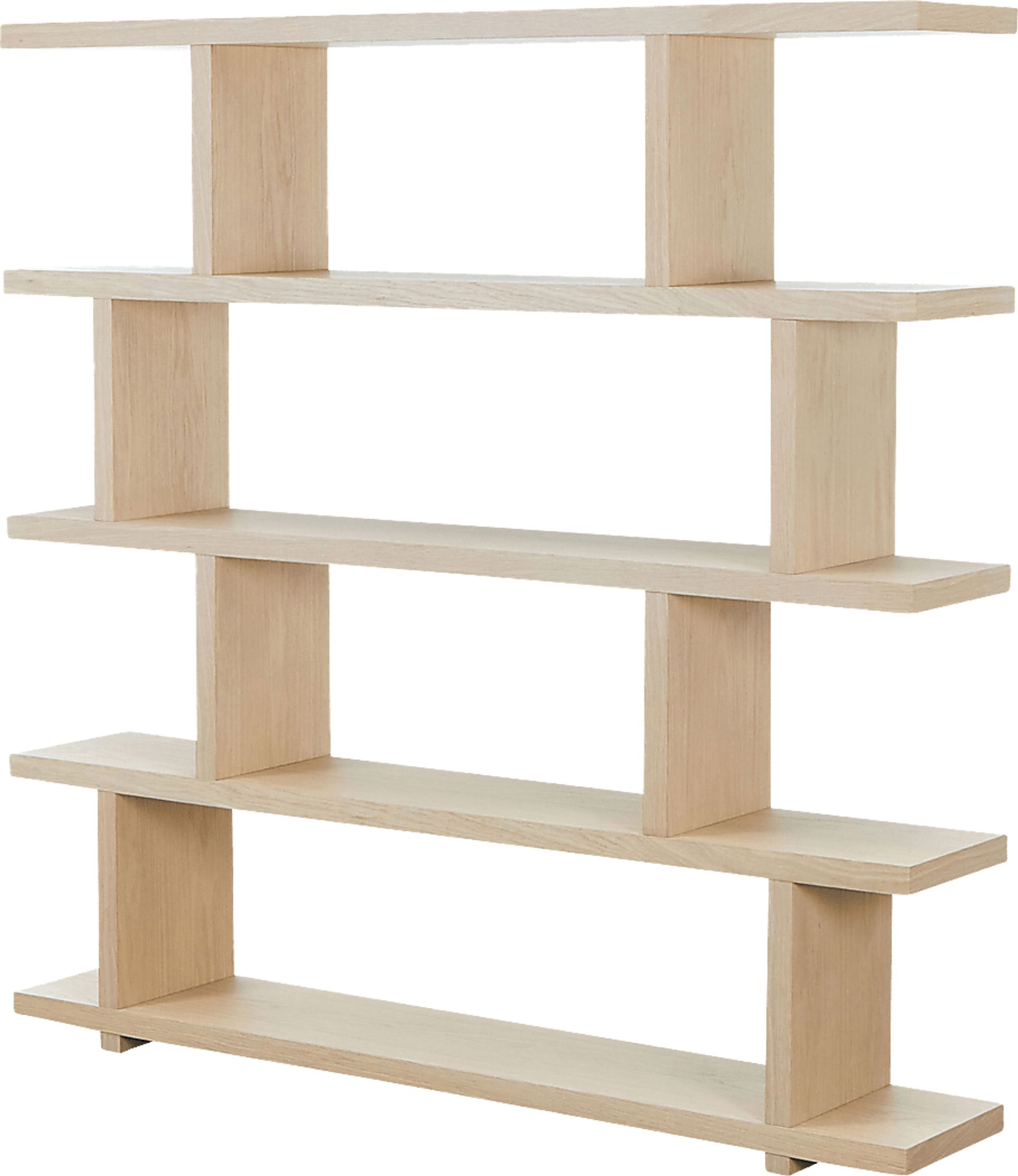 Loic Natural Large Shelf Bookcase - Image 7