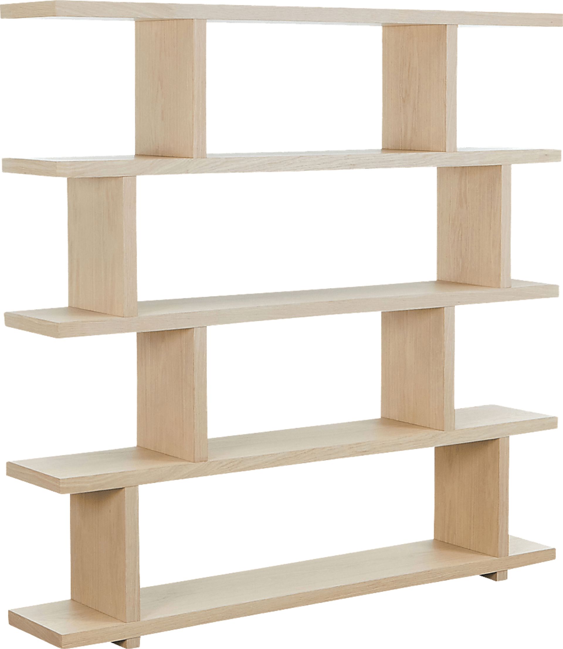 Loic Natural Large Shelf Bookcase - Image 8