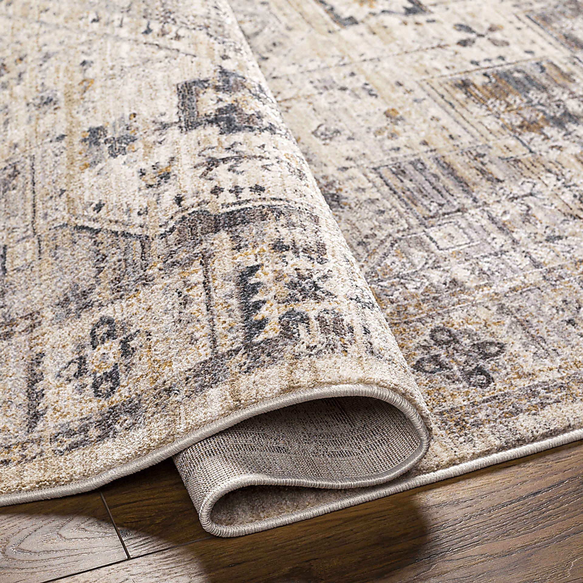 Loine Beige 7'10 x 9'8 Rug - Image 3