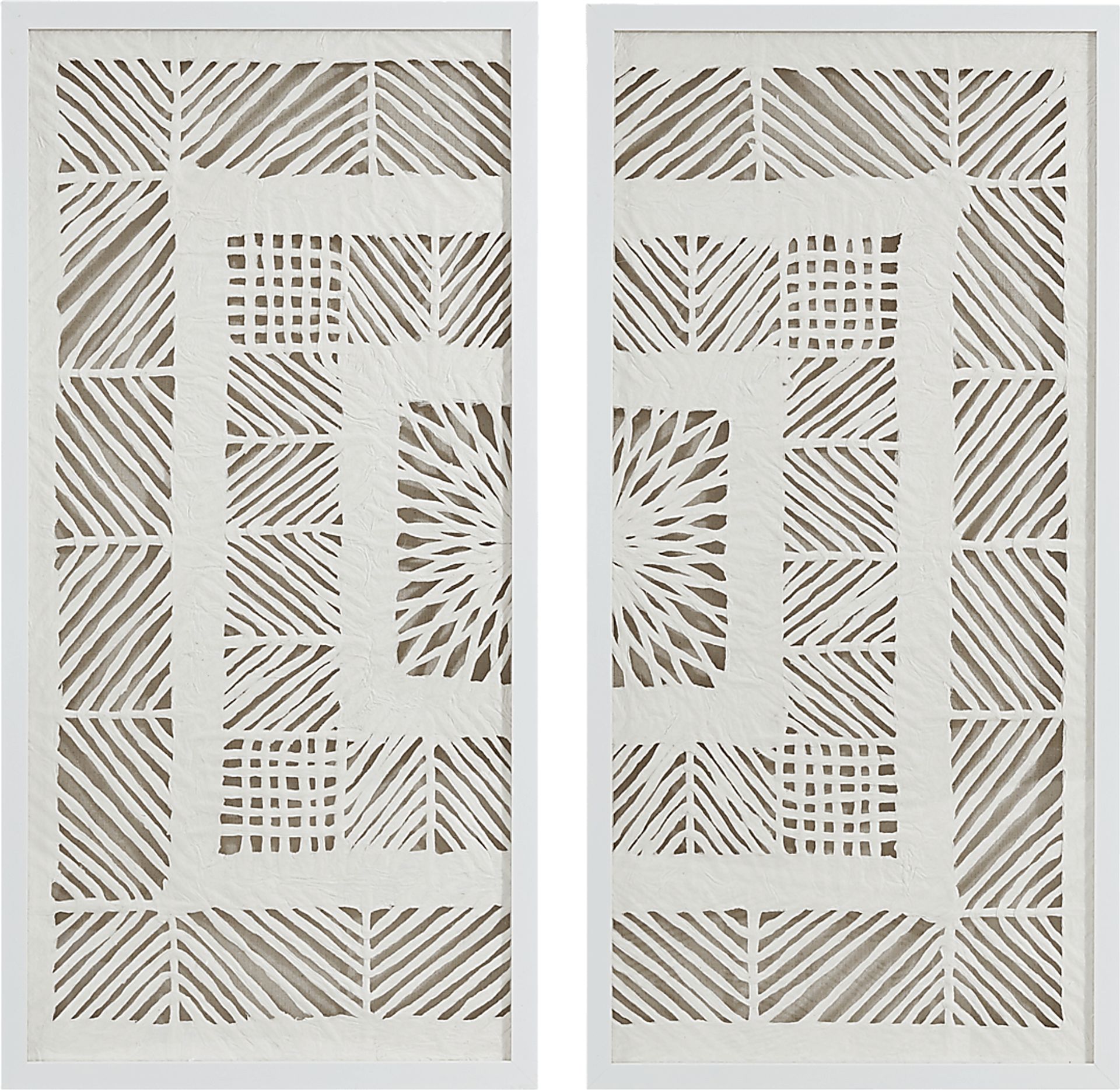Loki Off White Wall Decor, Set of 2 - Image 1