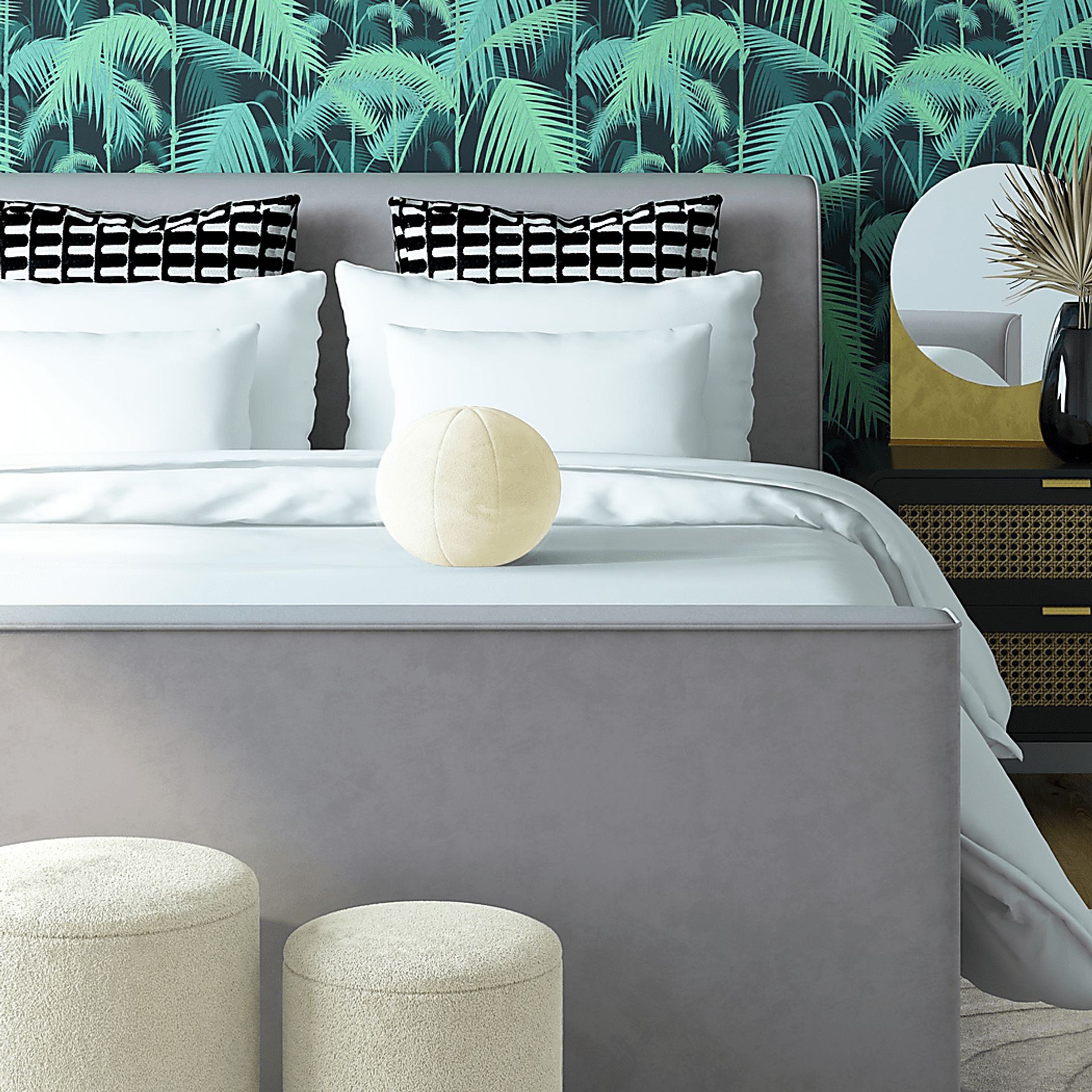 Lola Ann II Cream Pillow - Image 3