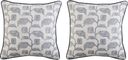 Lola Slate Blue Indoor/Outdoor Accent Pillow, Set of 2