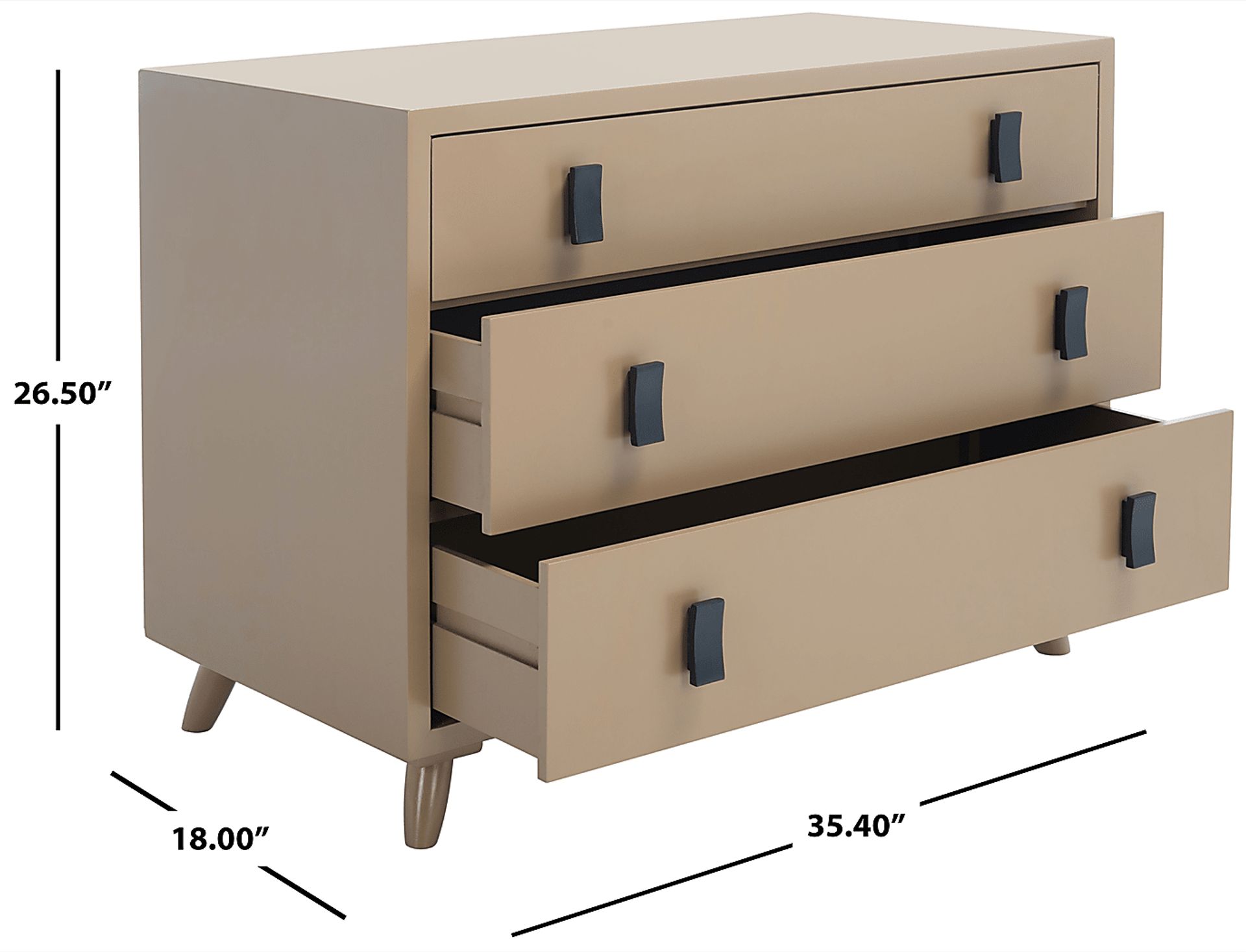 Lolandra Taupe Accent Cabinet - Image 15