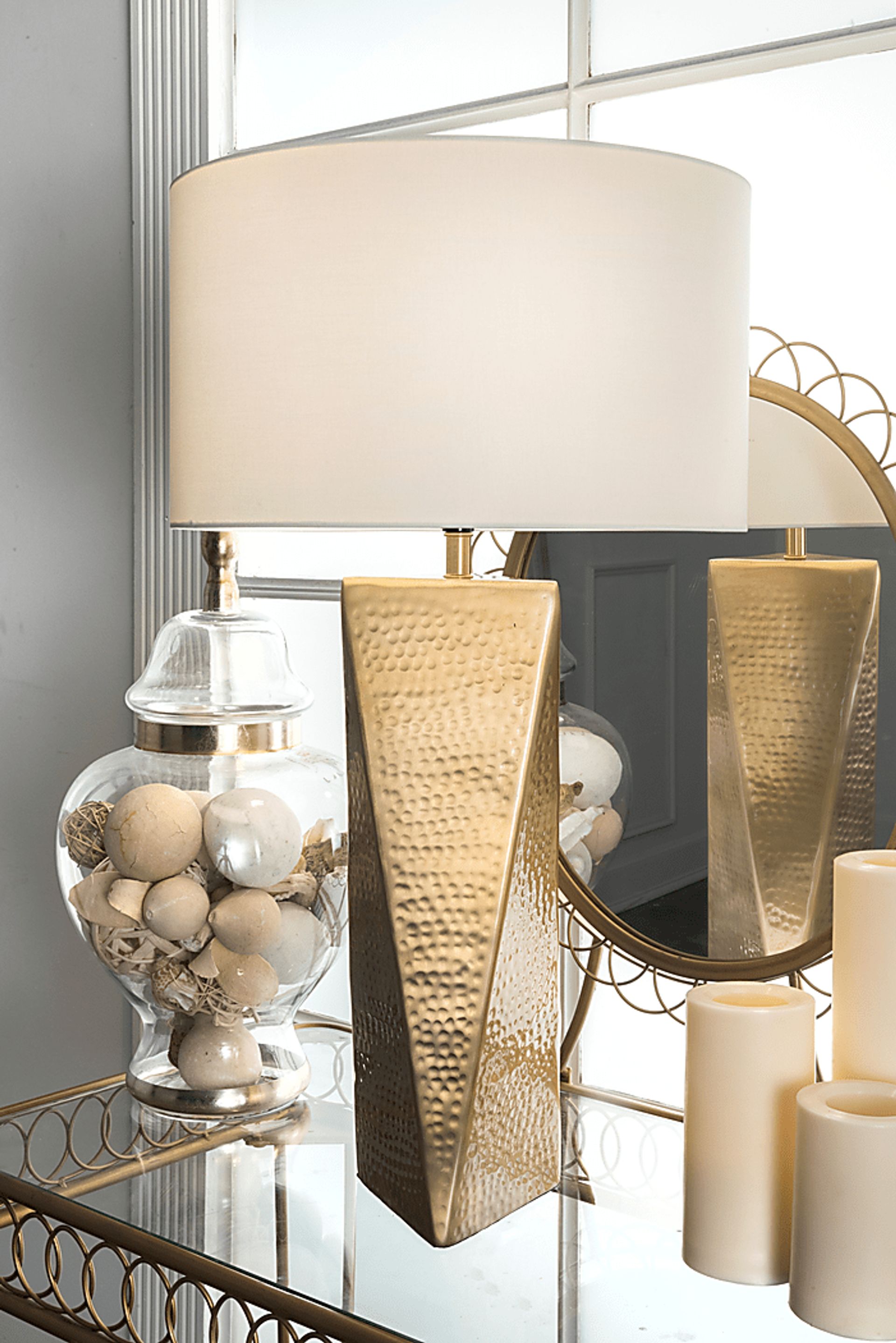 Lolene Gold Lamp - Image 3
