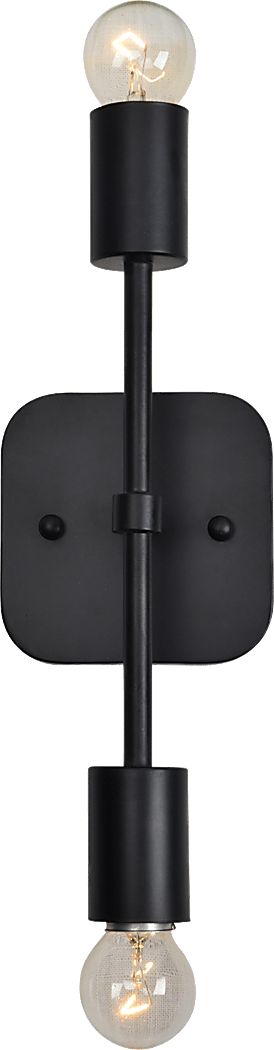 Loma Trace Black Wall Sconce