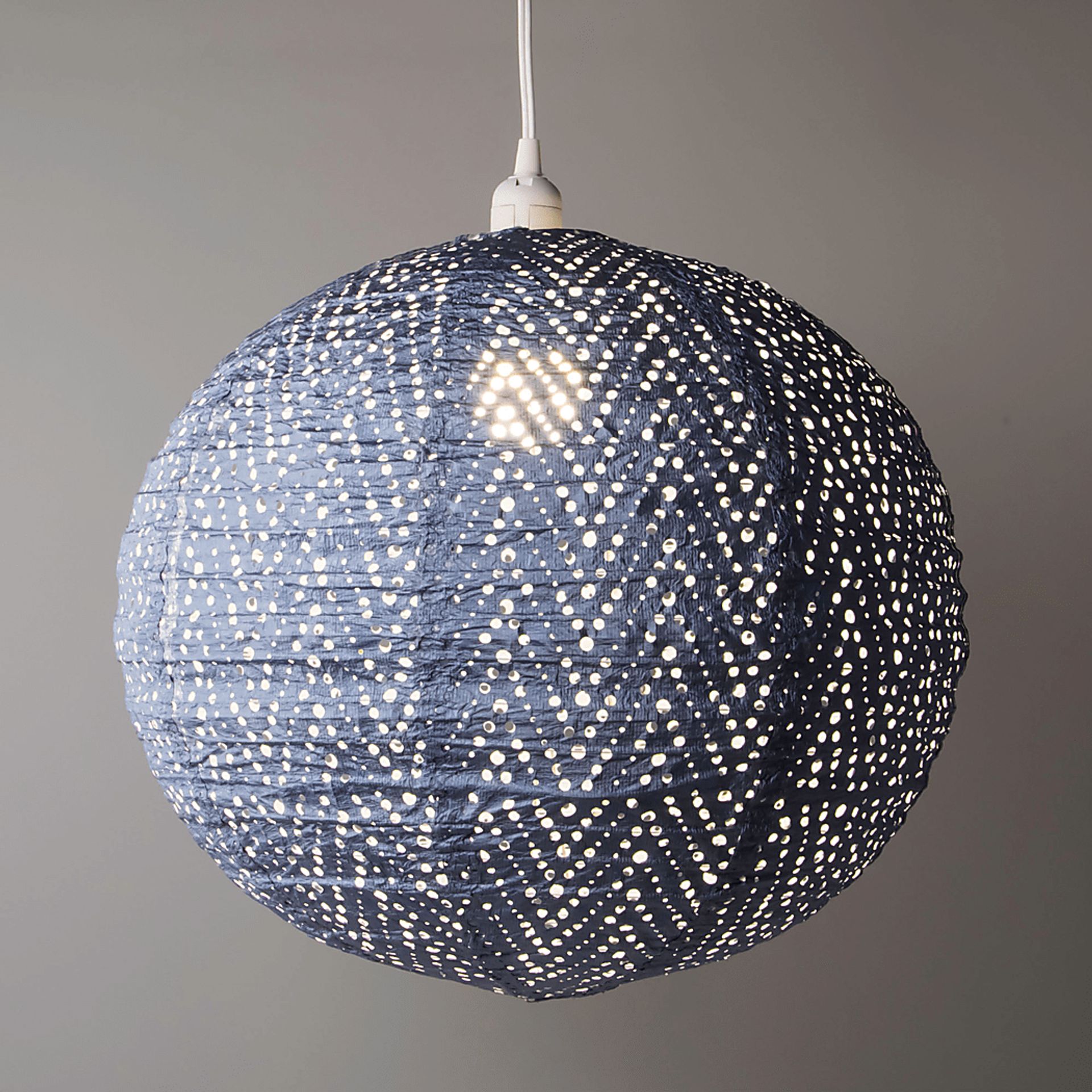 Lomen Summit Outdoor Blue Lantern - Image 9