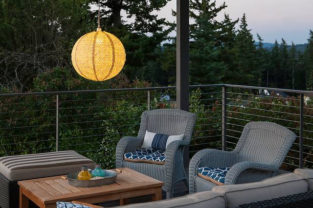 Lomen Summit Outdoor Cream Lantern - Thumbnail - Image 6