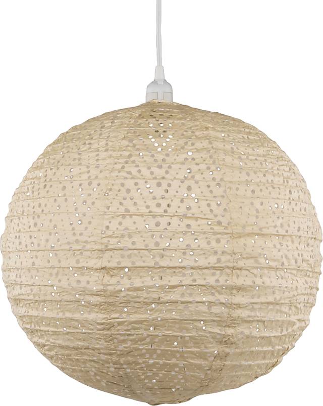 Lomen Summit Outdoor Cream Lantern - Thumbnail - Image 1