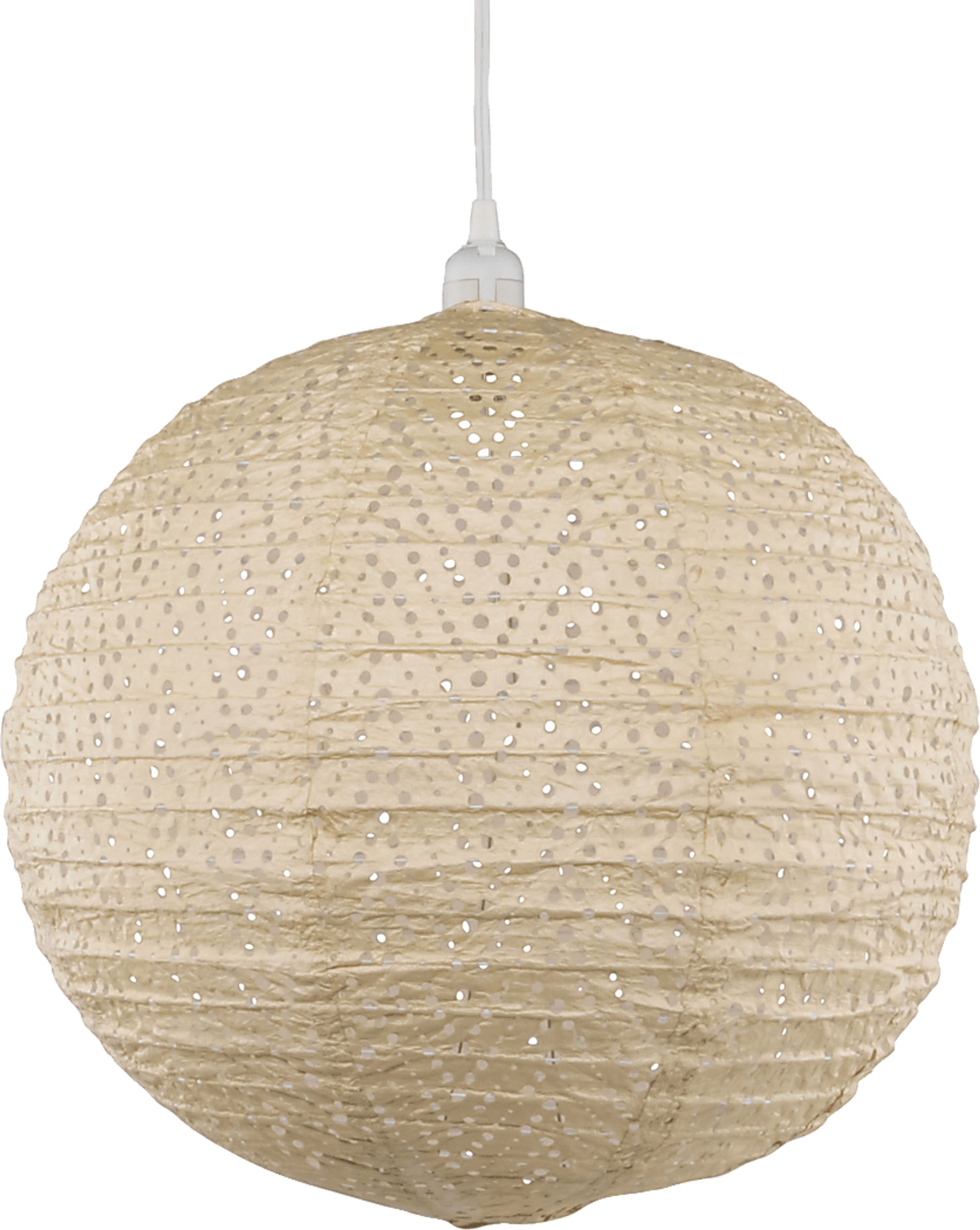 Lomen Summit Outdoor Cream Lantern - Image 1
