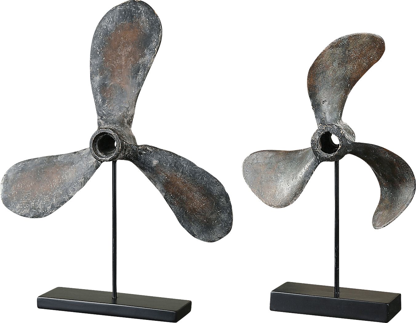 Lomeroy Black Sculpture, Set of 2