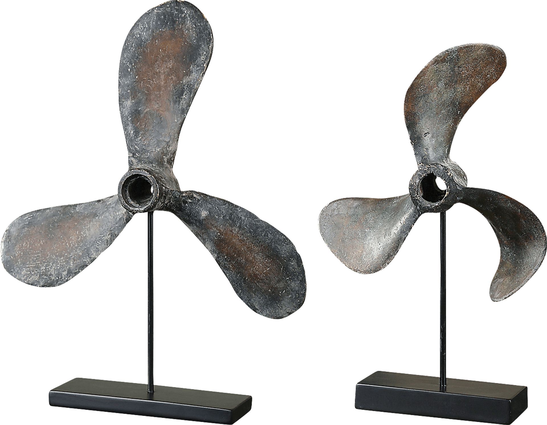 Lomeroy Black Sculpture, Set of 2 - Image 1