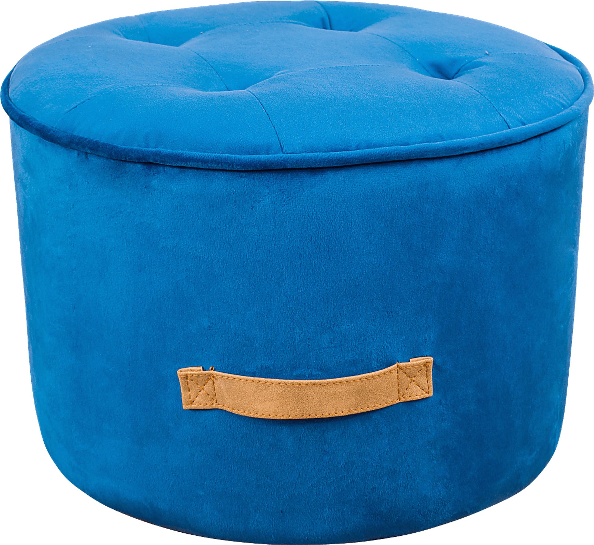 Kids Lomiller Blue Ottoman - Image 1