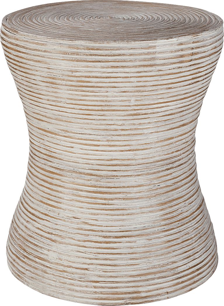 Lommi White End Table