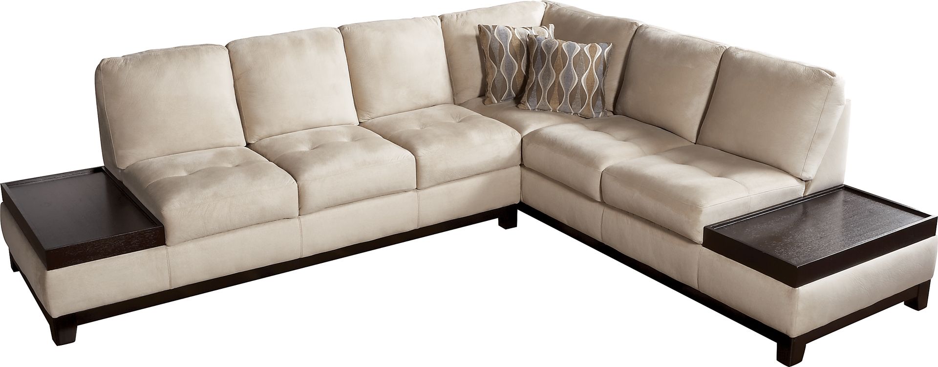 London Beige 2 Pc Sectional - Image 1