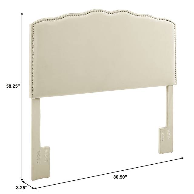 Londonshire Natural King Upholstered Headboard - Thumbnail - Image 7
