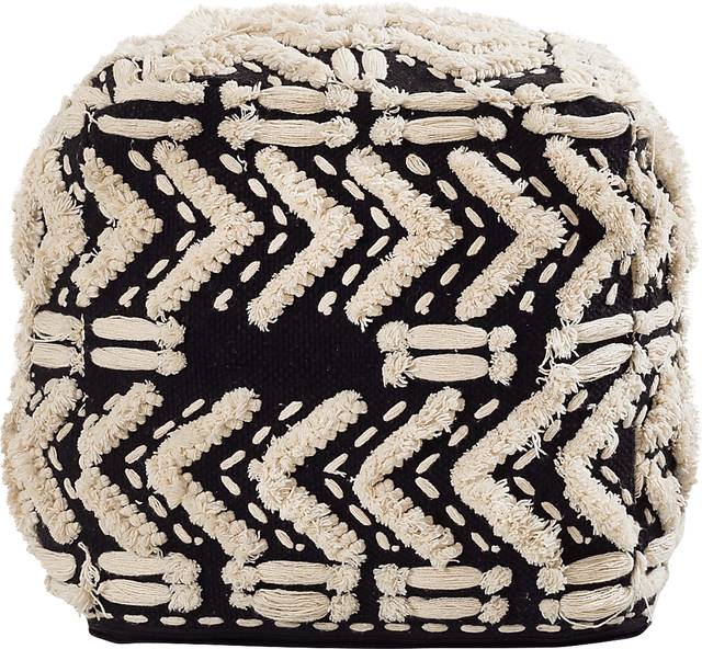 Lonella Black Pouf - Thumbnail - Image 2