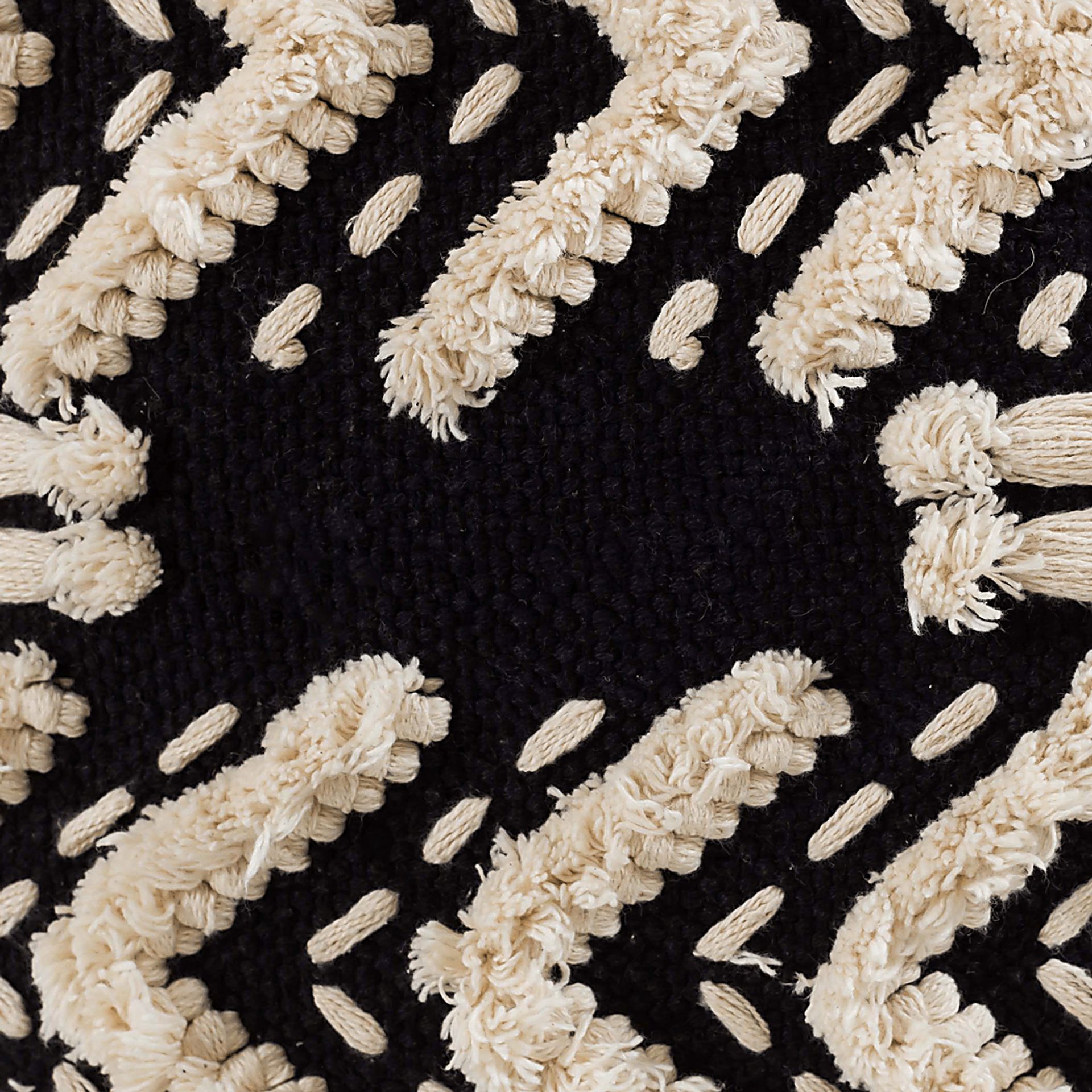 Lonella Black Pouf - Image 3