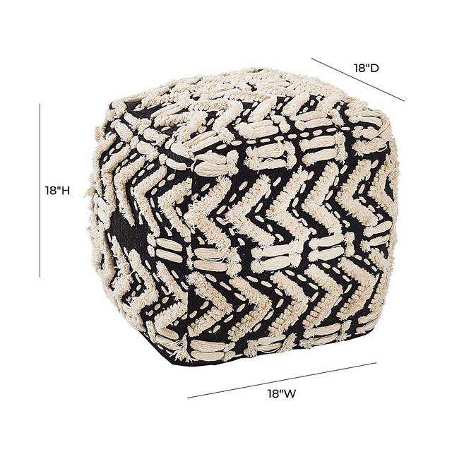 Lonella Black Pouf - Thumbnail - Image 4