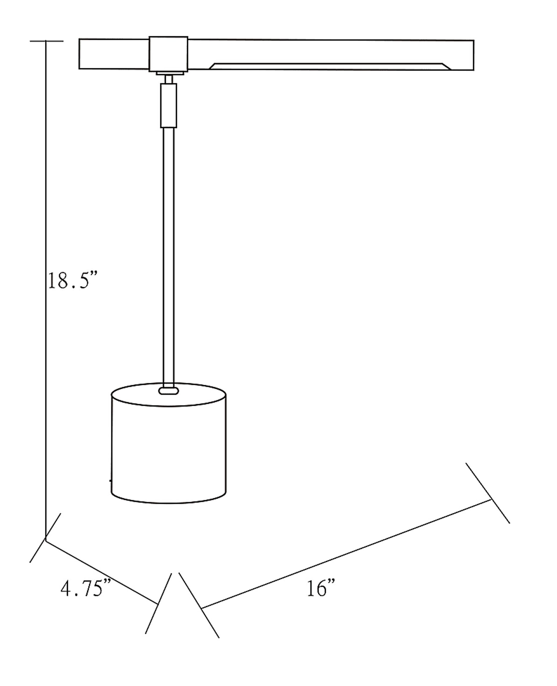 Long Branch Point Brass Lamp - Image 5