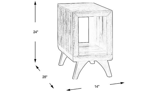 Dimension Image. Please refer to the Dimension Tab on this page for dimension details.