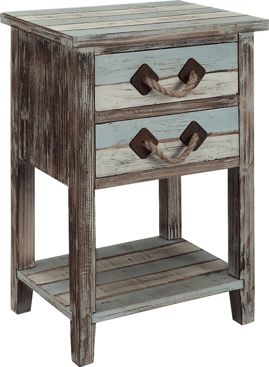 Longboat Key Blue Accent Table