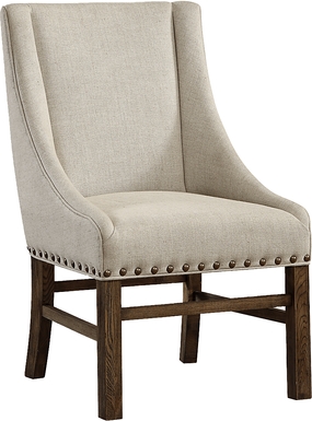 Longcoy Beige Arm Chair