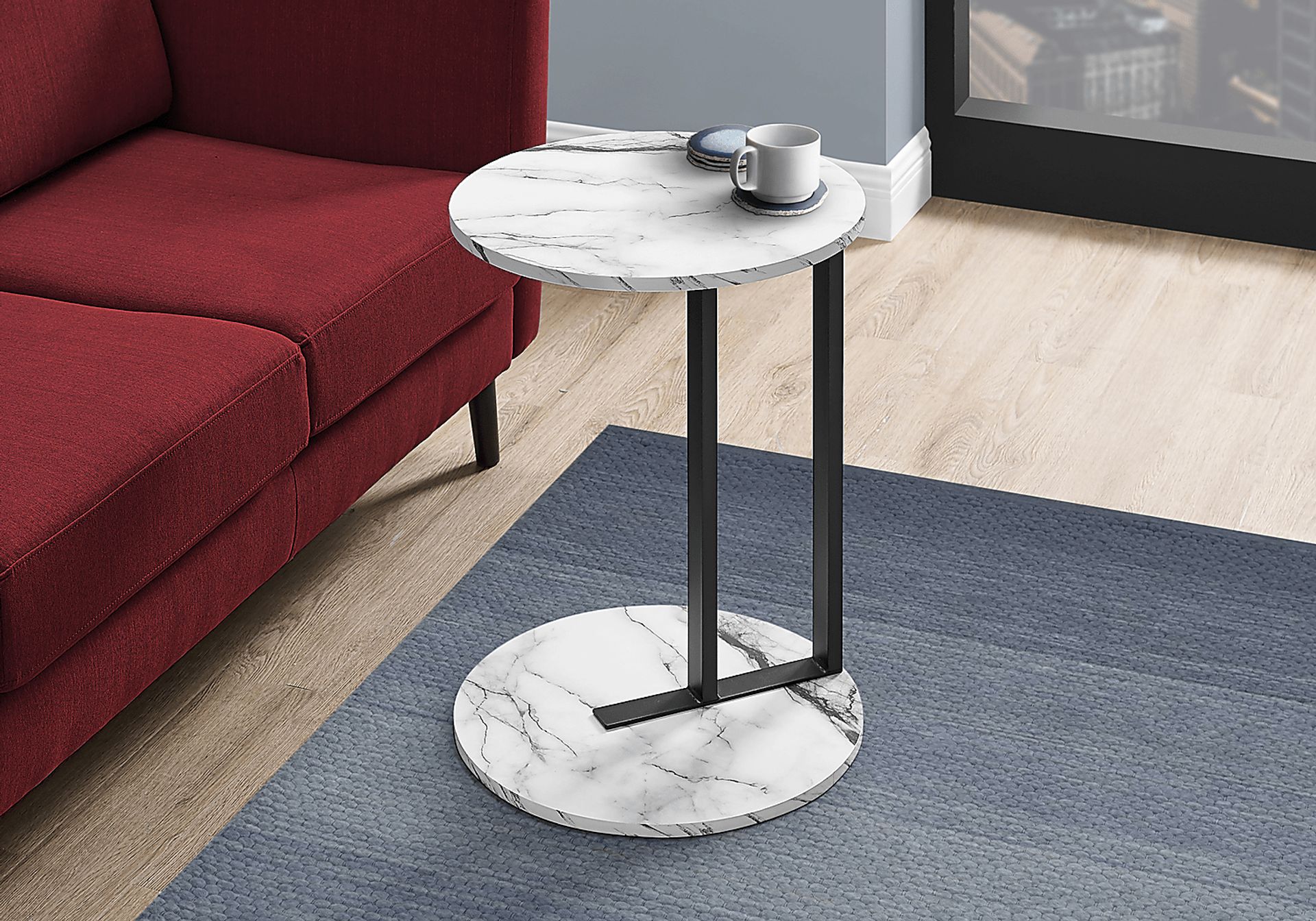 Longlake White Accent Table - Image 2