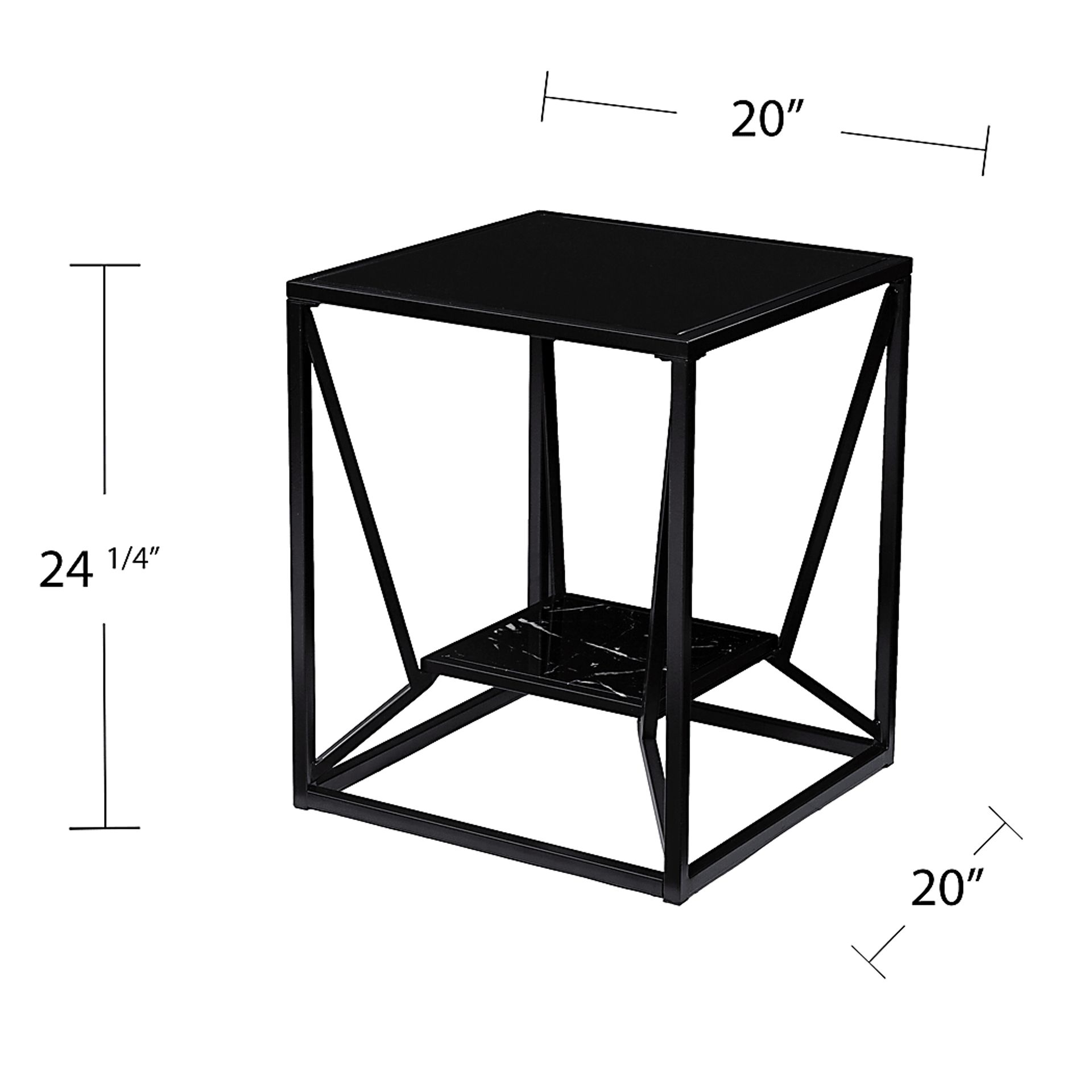 Longspur Black End Table - Image 5