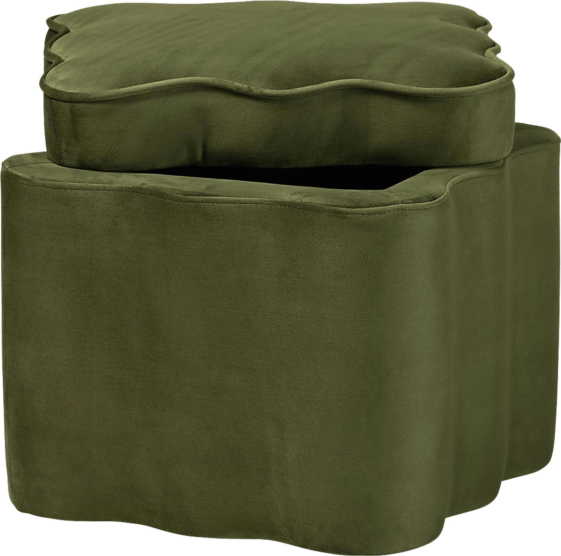 Lonice Green Ottoman - Image 6
