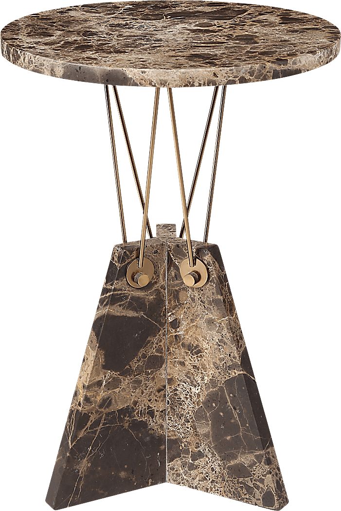 Lonin Brown Accent Table