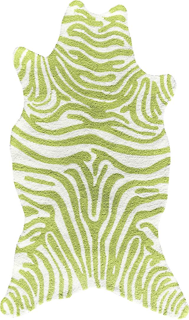 Kids Lonlu Lime 3' x 5' Rug - Thumbnail - Image 1