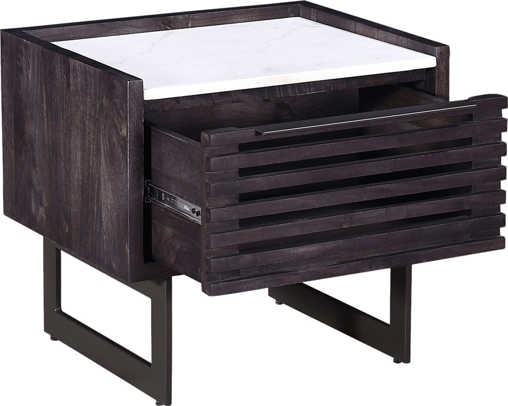 Lonnecker Gray Nightstand - Image 3
