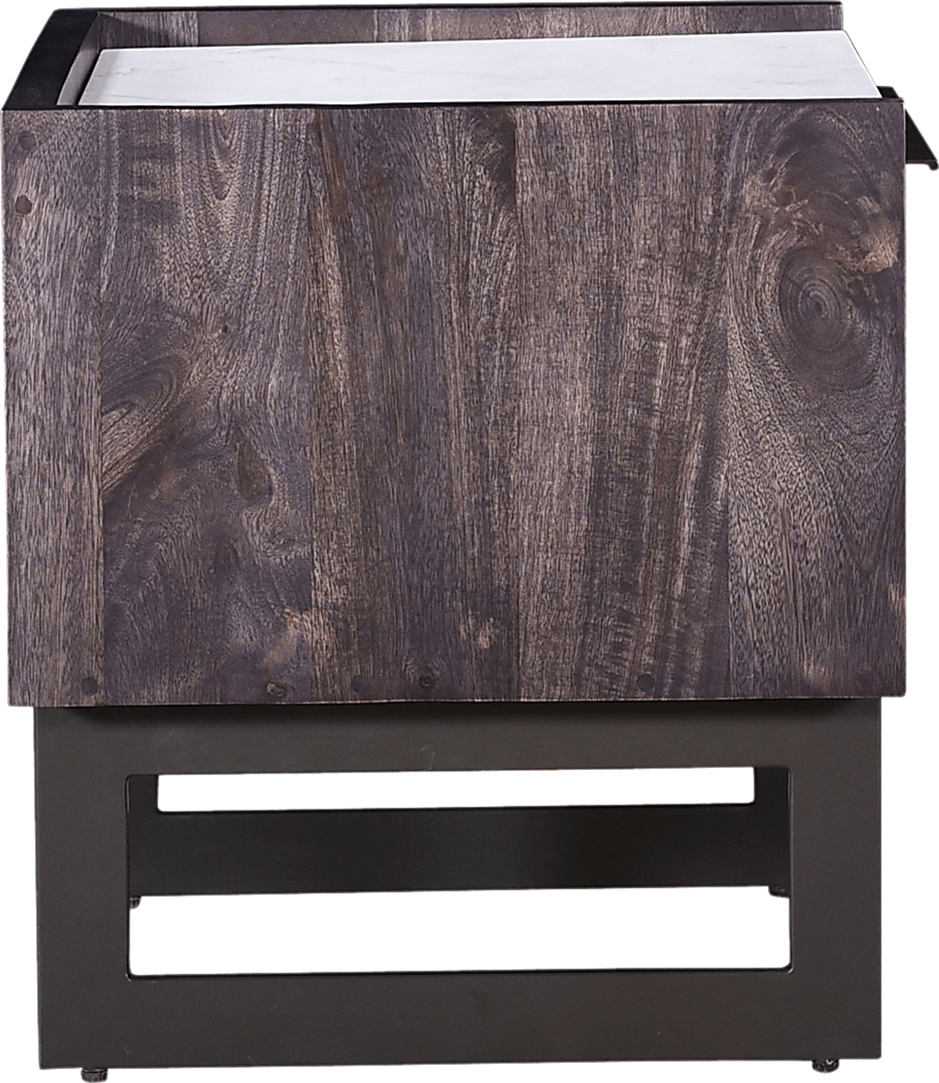 Lonnecker Gray Nightstand - Image 4
