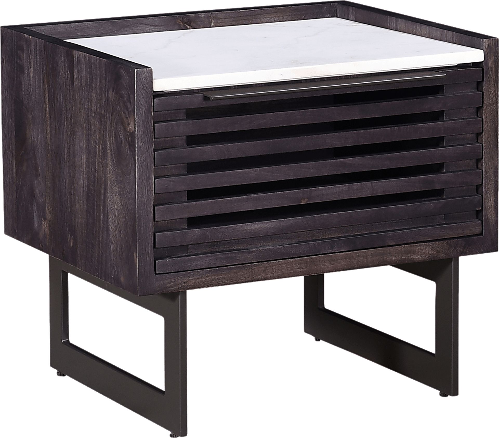 Lonnecker Gray Nightstand - Image 1
