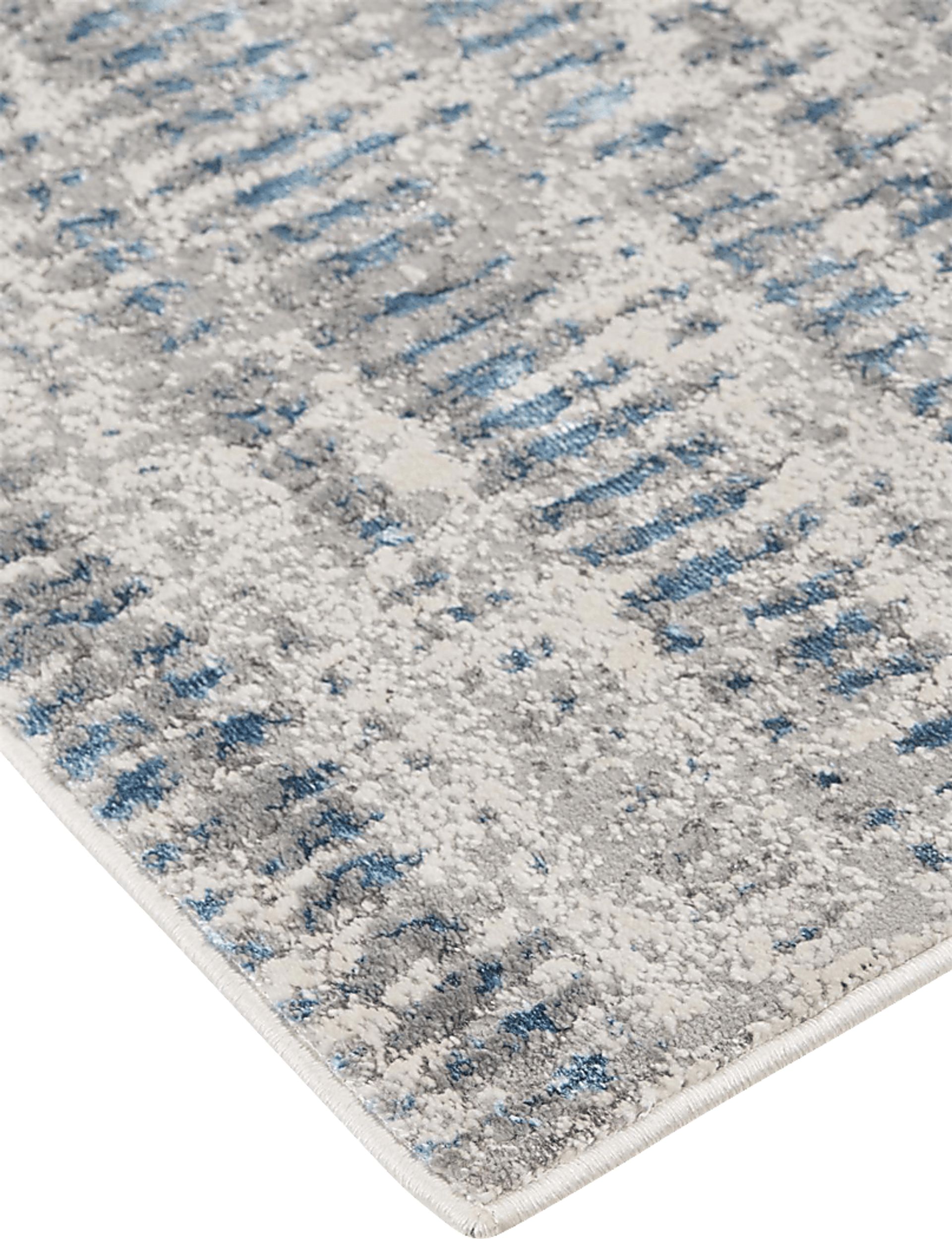 Lonree Blue 2'10 x 7'10 Runner Rug - Image 6