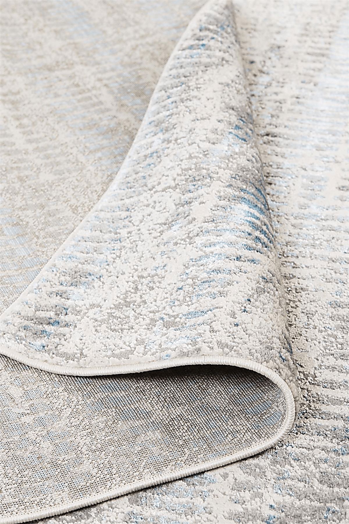 Lonree Blue,Gray,Ivory Beige,Blue,Gray Rugs | Rooms to Go