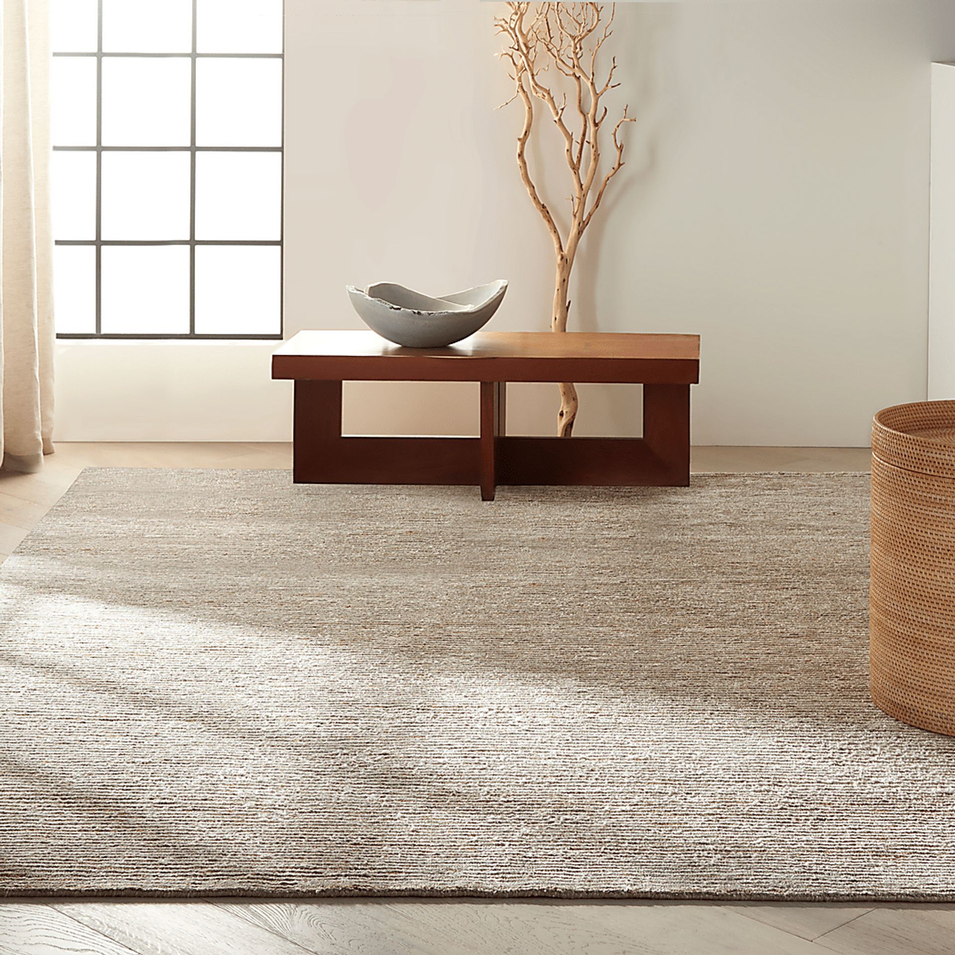 Loomscape Brown 4' x 6' Rug - Image 2