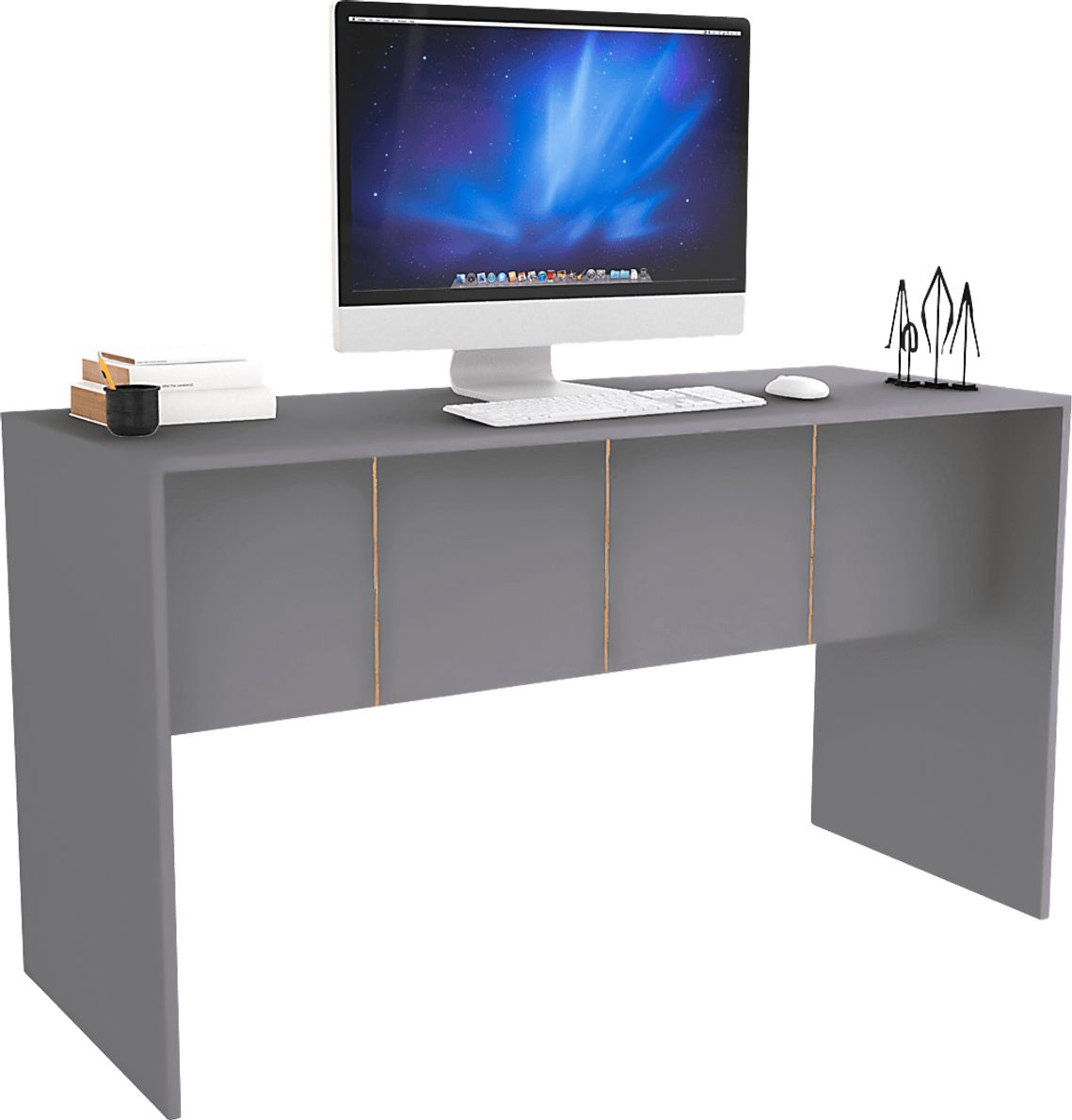 Lopseed Gray Desk
