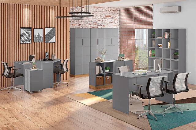 Lopseed Gray Desk - Thumbnail - Image 8