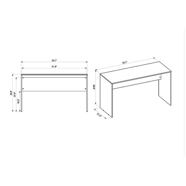Lopseed Gray Desk - Thumbnail - Image 10