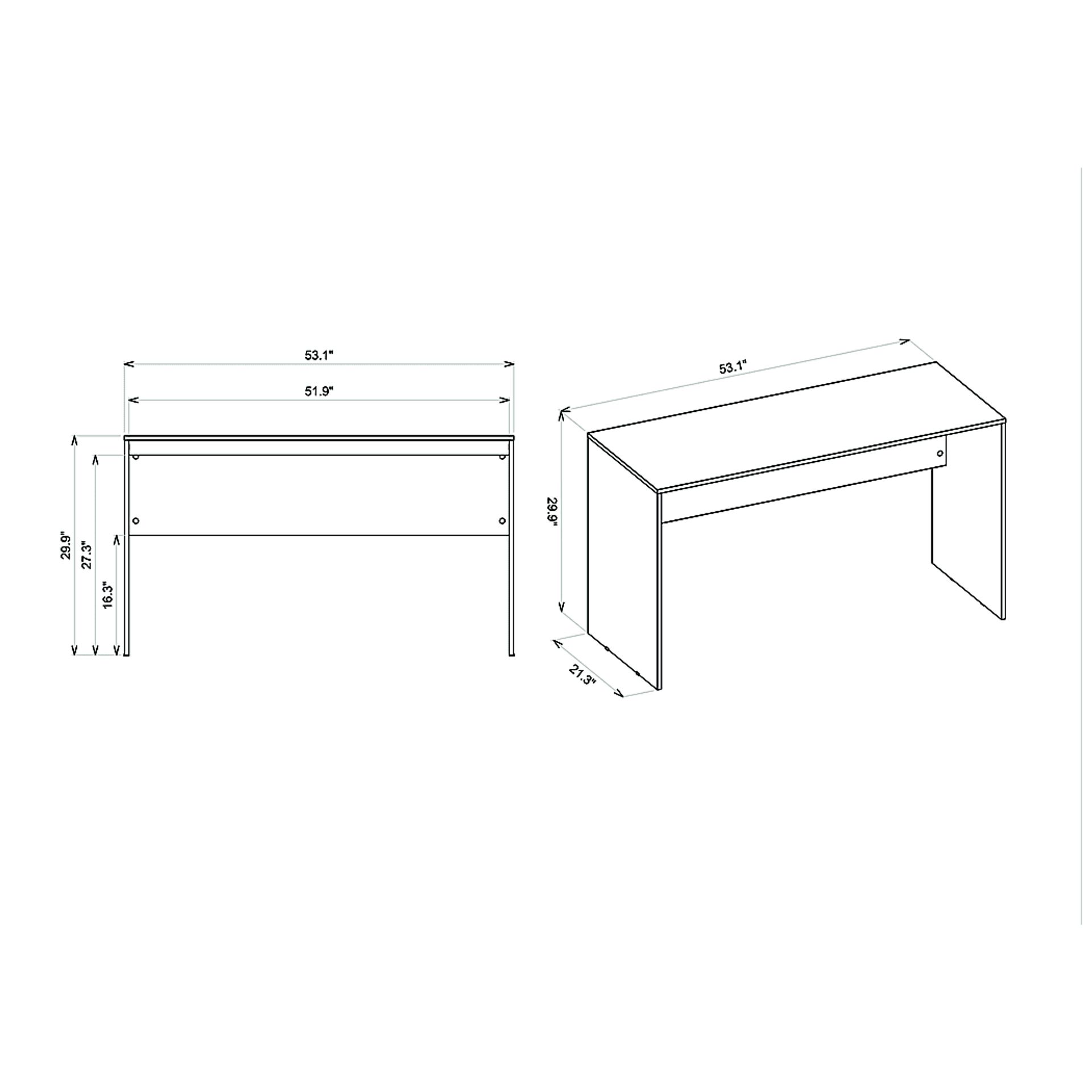 Lopseed Gray Desk - Image 10
