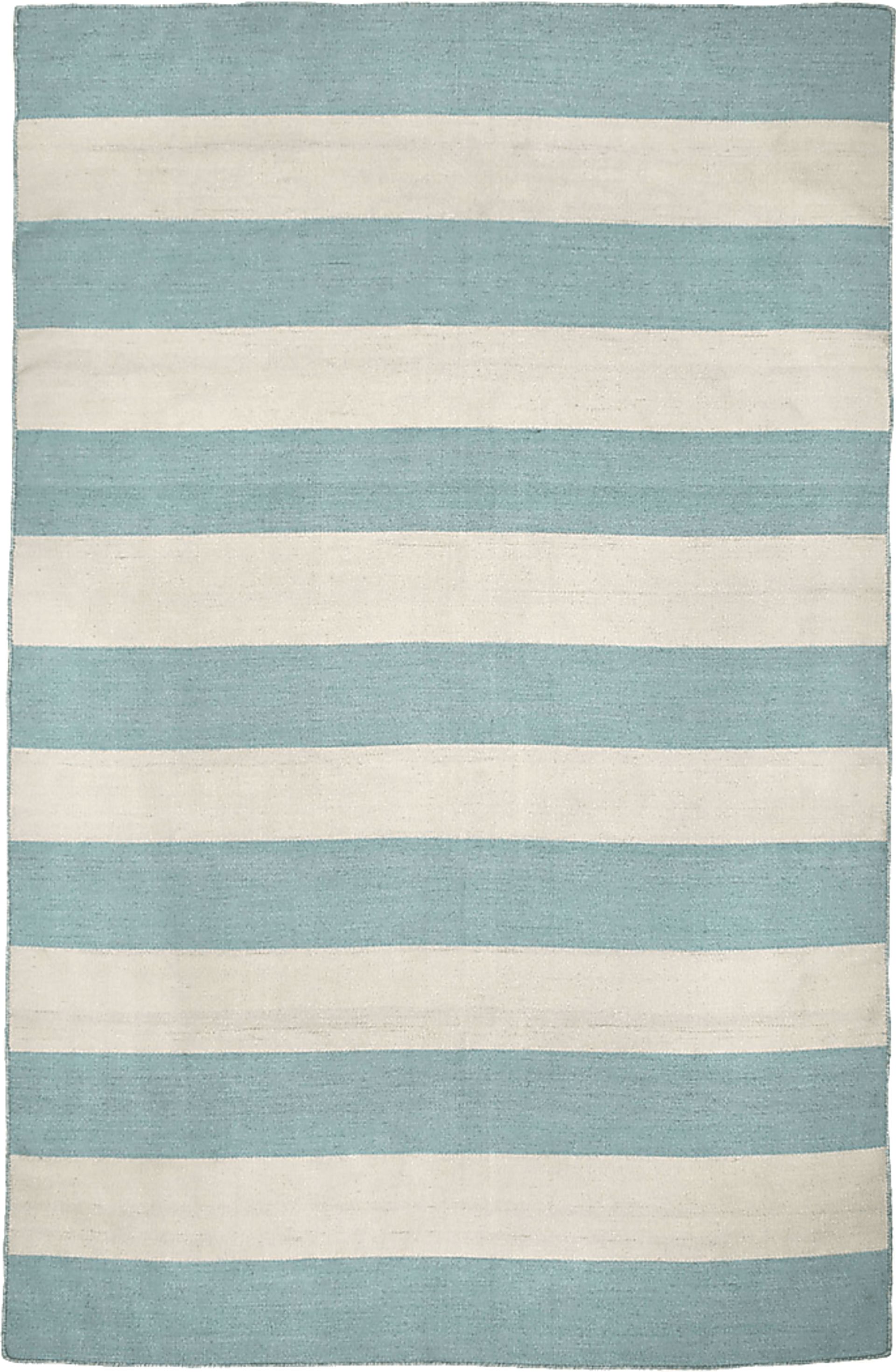 Lorahorn Blue 5' x 7'6 Indoor/Outdoor Rug - Image 1