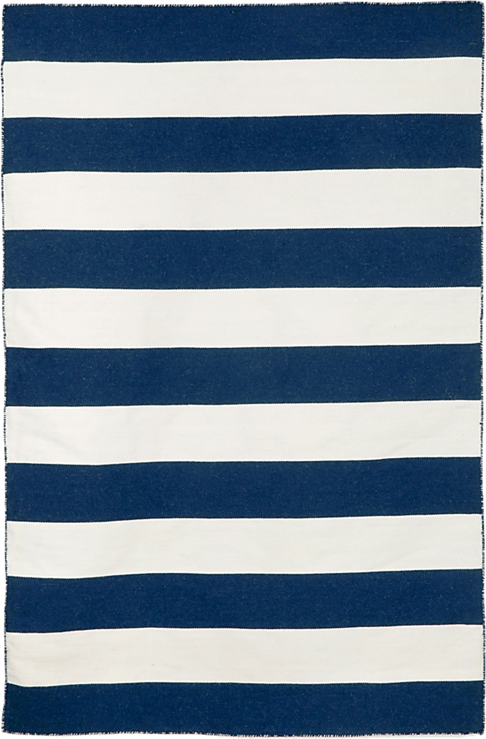 Lorahorn Navy 5' x 7'6 Indoor/Outdoor Rug - Image 1