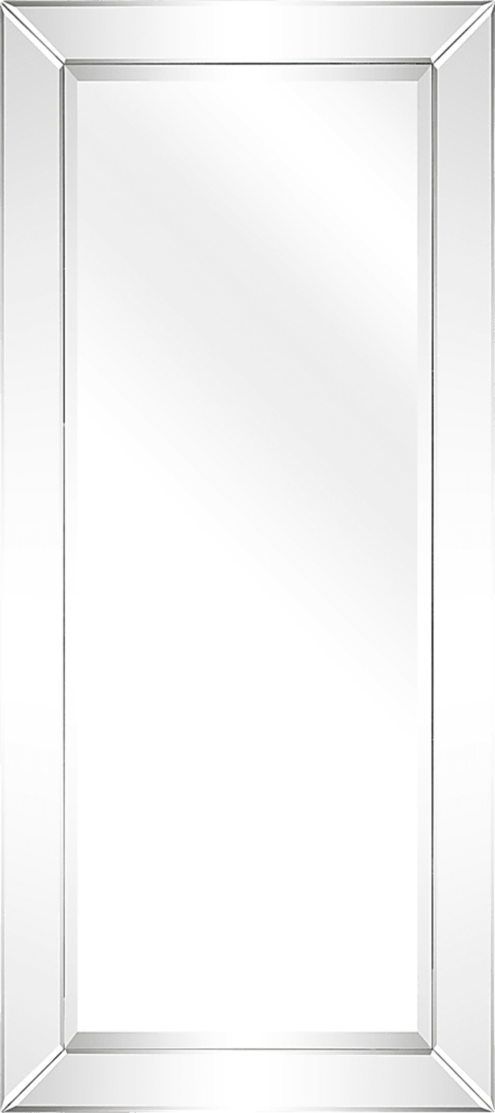 Lorai Silver Rectangular Small Mirror - Image 1