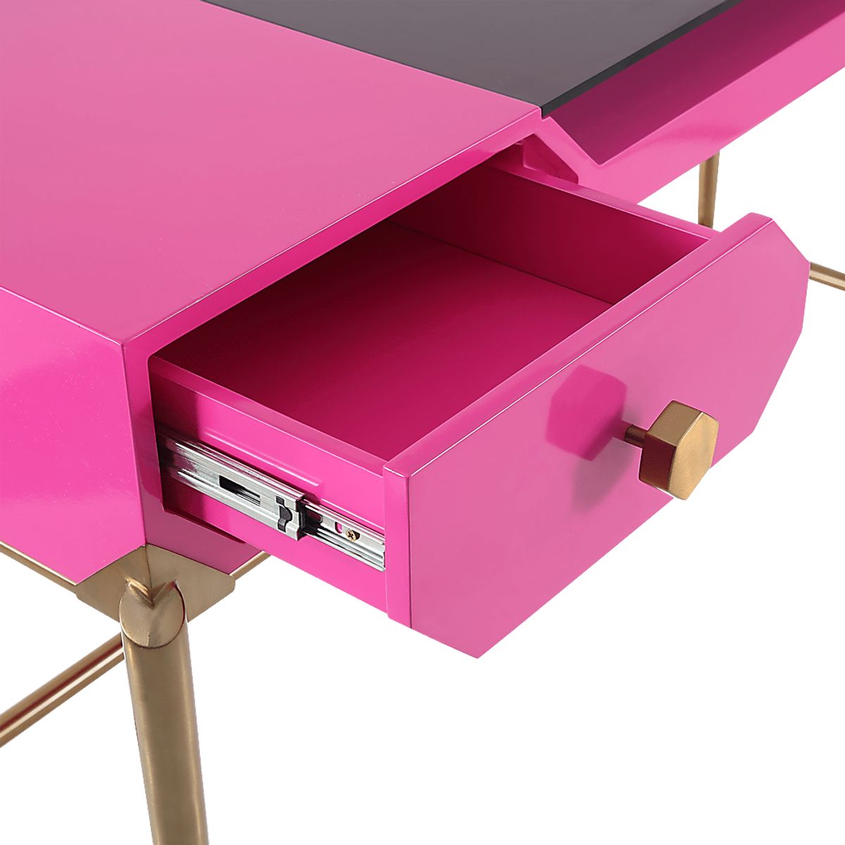 Loralane Pink Colors Desk | Rooms to Go