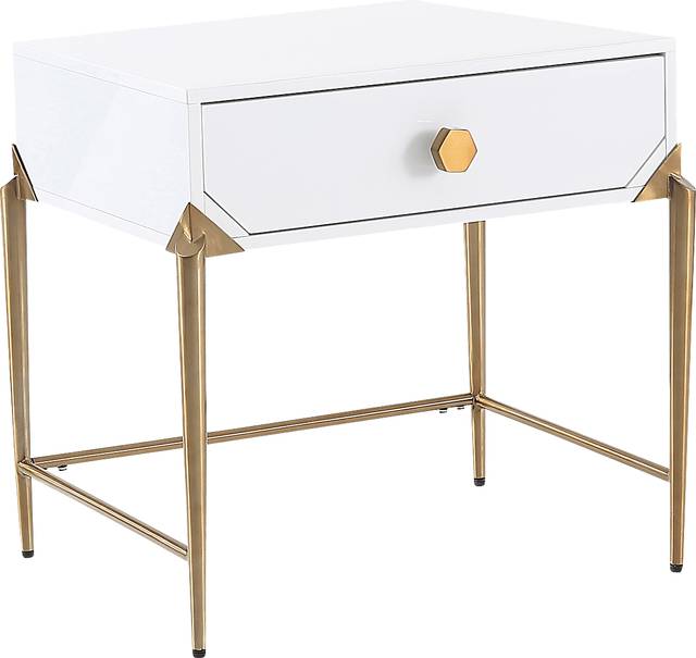 Loralane White Nightstand - Thumbnail - Image 1