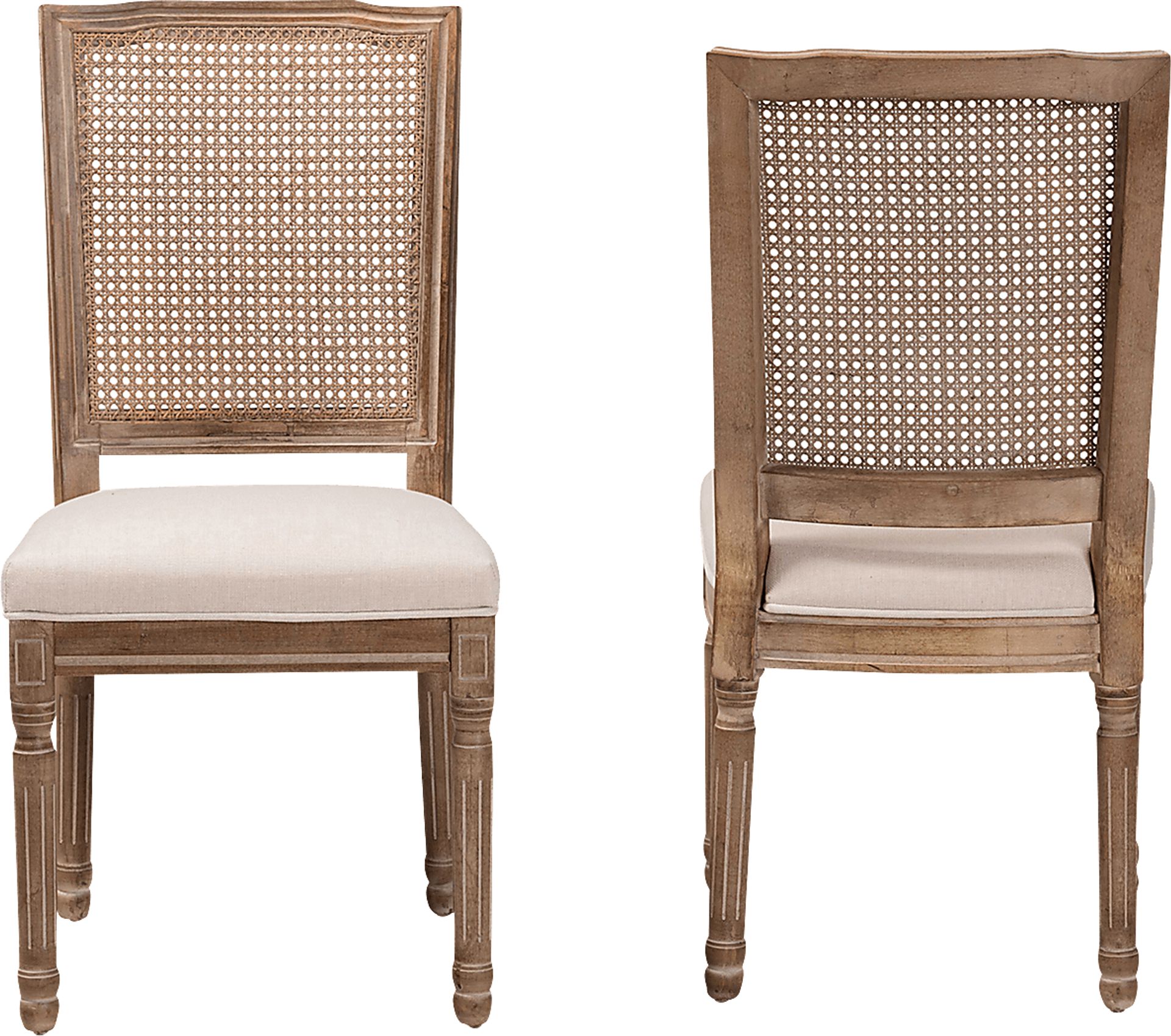 Loranne II Beige Dining Chair, Set of 2 - Image 2