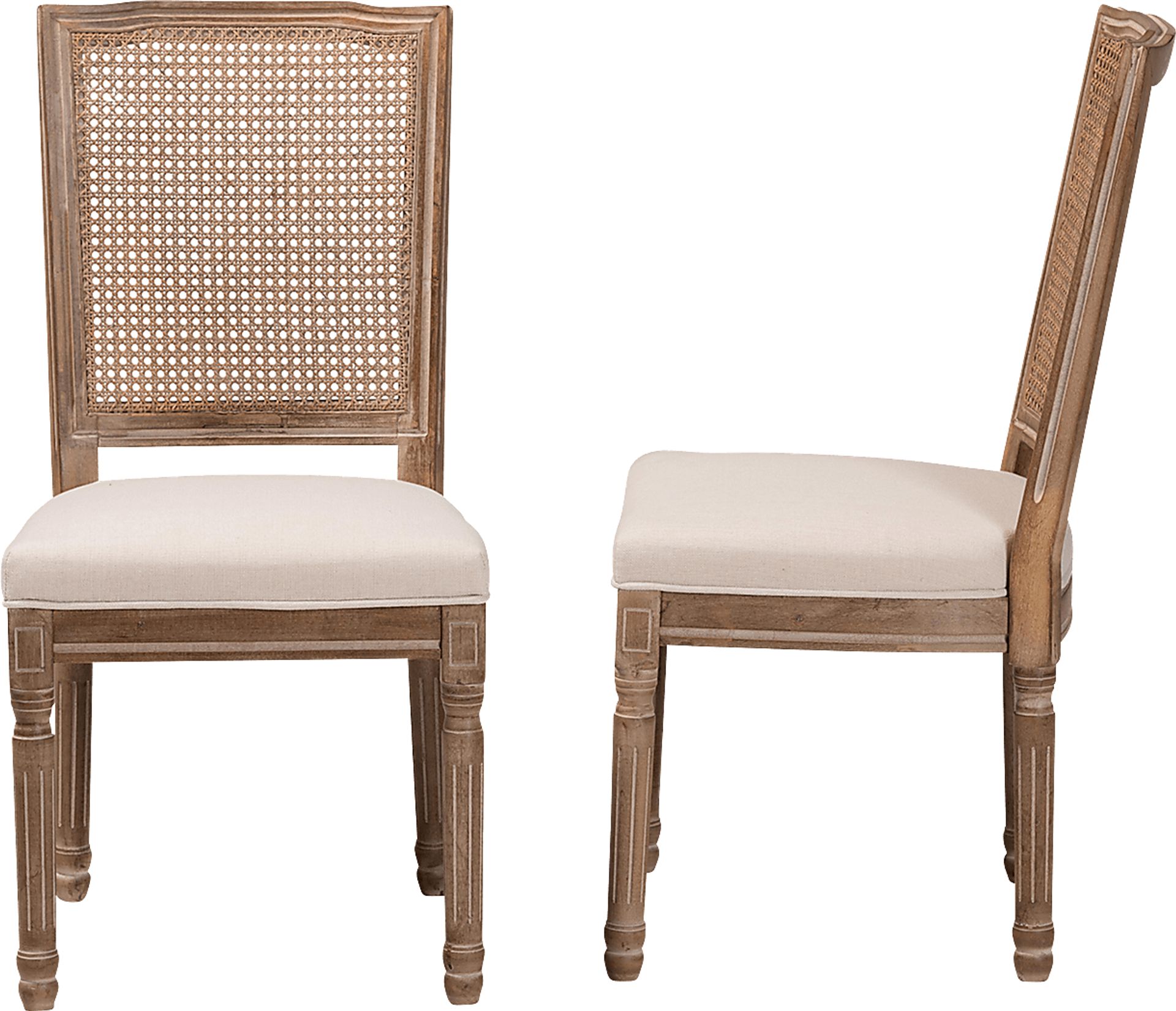 Loranne II Beige Dining Chair, Set of 2 - Image 3