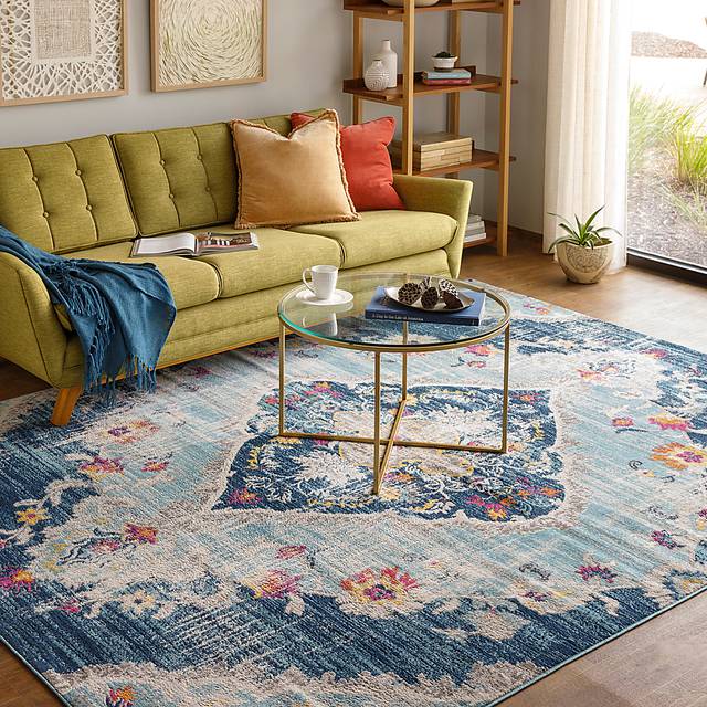 Loransa I Blue 5'3 x 7'1 Rug - Thumbnail - Image 2